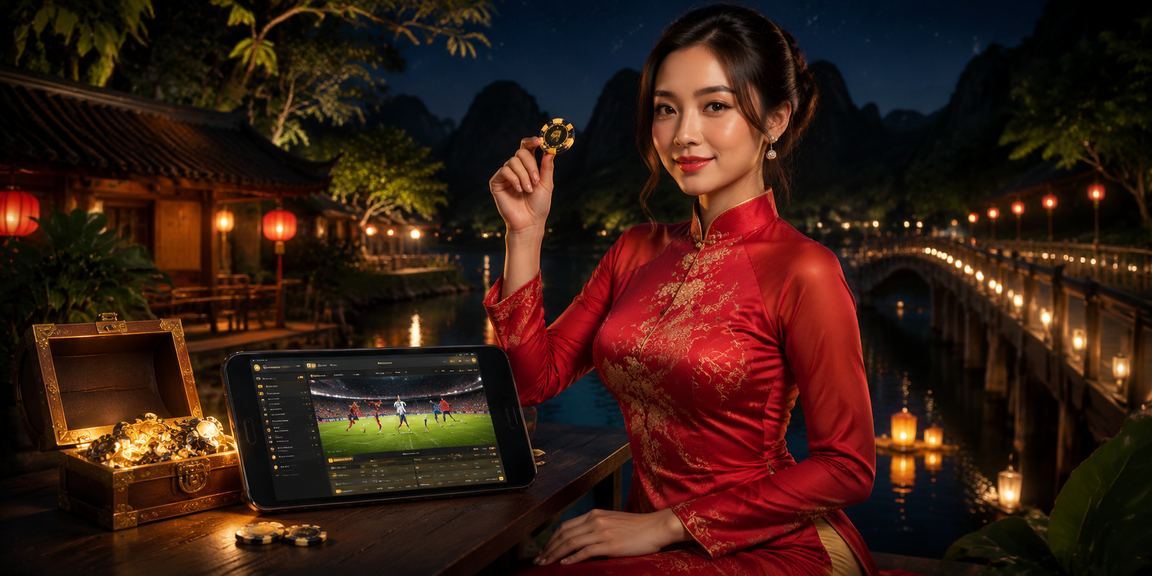 Phong cảnh Ninh Bình thanh bình gợi hình ảnh người dùng thư giãn xem cá cược thể thao trực tuyến buổi chiều